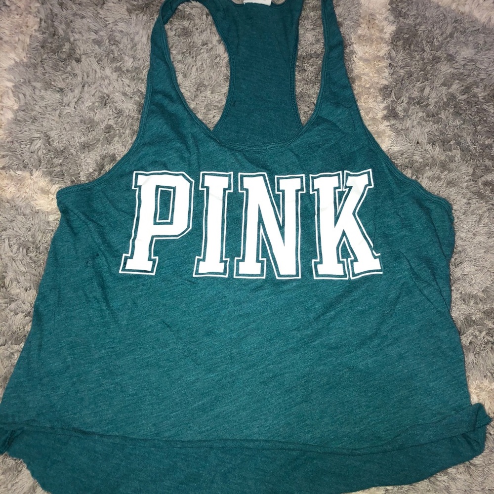 Pink tank top/crop top